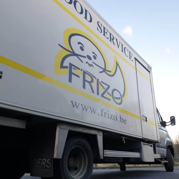 Vrachtwagen van de vloot van Frizo